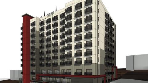 Rendering of proposed project at 1123-1131 Tacoma Ave. S.