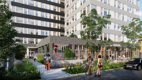 Rendering of Alnus House development